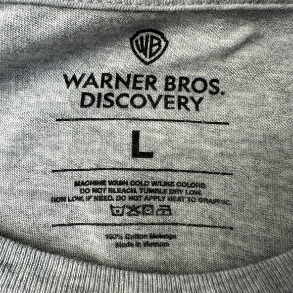 Warner Bros. Looney Tunes Characters Graphic Screen Tee Shirt, Size Large, Gray - Picture 7 of 7